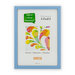 Ramka Icar Pinia - różne kolory i formaty - Jasny błękit, 15x21, 15x21