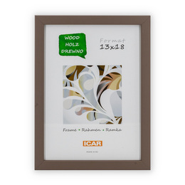 Ramka Icar Pinia - różne kolory i formaty - Kawowy, 13x18, 13x18