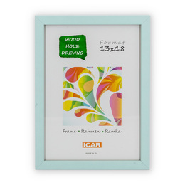 Ramka Icar Pinia - różne kolory i formaty - Jasna mięta, 13x18, 13x18