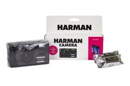 Aparat analogowy Harman Reusable + 2 filmy Kentmere 400 36 zdj.