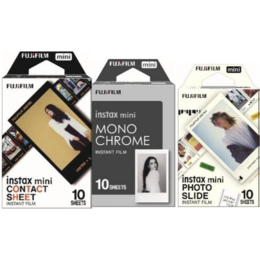 Wkłady Fujifilm Instax Mini Classic Bundle 26 (Photo Slide,Monochrome,Contact Sheet) 3x10 szt.