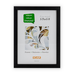 Ramka Icar Pinia - różne kolory i formaty - Czarny, 13x18, 13x18