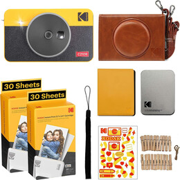 Aparat Kodak mini Shot 2 (żółty) + 60 zdjęć zestaw z Akcesoriami
