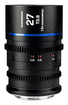 Venus Optics Laowa Nanomorph 27mm T2.8 1,5X S35 Blue do Sony E