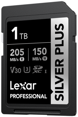 Karta Lexar PRO Silver Plus SDXC 1TB 1066X UHS-I/U3/A2/4K R205/W150 (V30)
