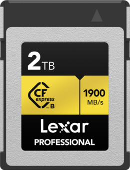 Karta Lexar CFexpress typ-B Pro Gold R1900/W1500 2TB