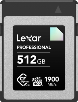 Karta Lexar CFexpress typ-B Pro Diamond R1900/W1700 (VPG400) 512GB - towar na zamówienie