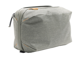 Kosmetyczka Travel Line Peak Design Wash Pouch Sage - szarozielony