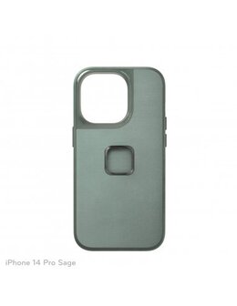 Peak Design Mobile Etui Everyday Case Fabric iPhone 14 Pro Max - Szarozielone