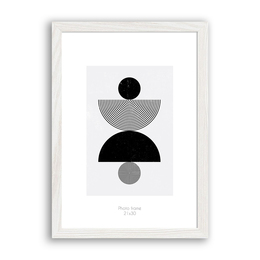 Ramka Styler Kyoto - różne kolory i formaty - Jasnoszary, 21x30, 21x30