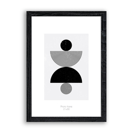 Ramka Styler Kyoto - różne kolory i formaty - Czarny, 21x30, 21x30