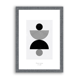 Ramka Styler Kyoto - różne kolory i formaty - Ciemnoszary, 21x30, 21x30