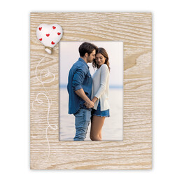 Ramka Italia Felicia - różne kolory - Drewno z białym, 10x15, 10x15 pionowa