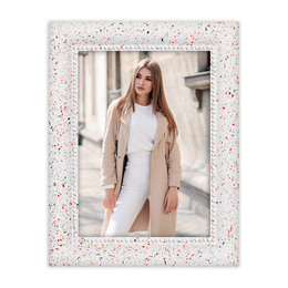 Ramka Italia Pollock - różne kolory i formaty - Biały, 13x18, 13x18