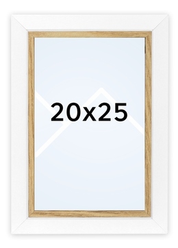 Ramka Italia Ayas - różne formaty - Biały, 20x25, 20x25