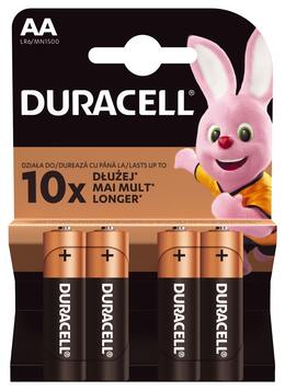 Bateria DURACELL Basic AA LR06 blister 4 szt.