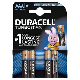 Bateria DURACELL TURBO MAX AAA LR03 blister 4 szt.