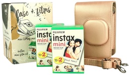 Zestaw akcesoriów Instax Mini LiPlay - Różowy Pokrowiec + wkład 2x20 zdjęć