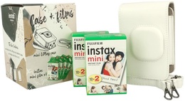 Zestaw akcesoriów Instax Mini LiPlay - Biały Pokrowiec + wkład 2x20 zdjęć