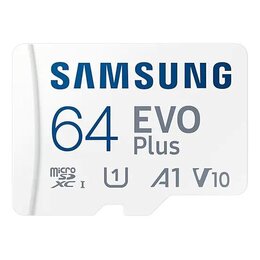 Karta pamięci Samsung MicroSD z adapterem EVO Plus 64GB (MB-MC64KA)