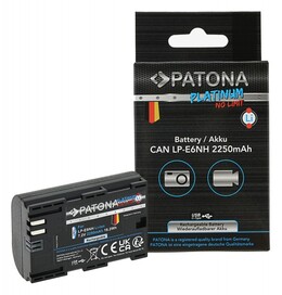 Akumulator Patona LP-E6NH z ładowaniem USB-C (Canon)