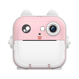 Aparat dla dziecka z drukarką termiczną WDT01 kamera różowy