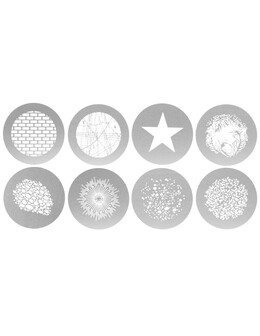 Maski GOBO GlareOne Spotlight Gobo Set 3
