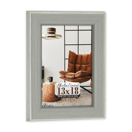 Ramka Italia Nuoro szara - różne formaty - Szary, 10x15, 10x15
