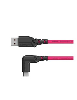 Kabel fotograficzny Mathorn MTC-201M 2m 10Gbps 60W USB A-C90 Magenta