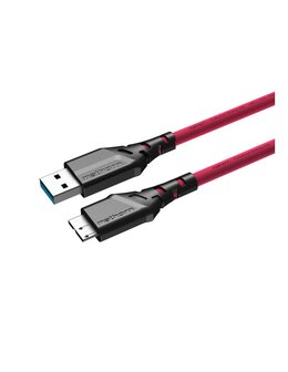 Kabel fotograficzny Mathorn MTC-520M 5m 10Gbps USB A - MicroB Magenta