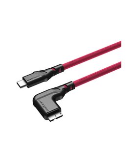Kabel fotograficzny Mathorn MTC-531M 5m 10Gbps USB CA - MicroB 90° Magenta