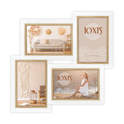 Ramka Italia Ayas  - różne formaty - Biały, 15x21, 10x15 x4