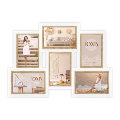 Ramka Italia Ayas  - różne formaty - Biały, 15x21, 10x15 x6