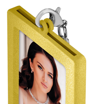 BRELOK ITALIA 3,5x4,5 ZŁOTY AA9G - Złoty, 3,5x4,5