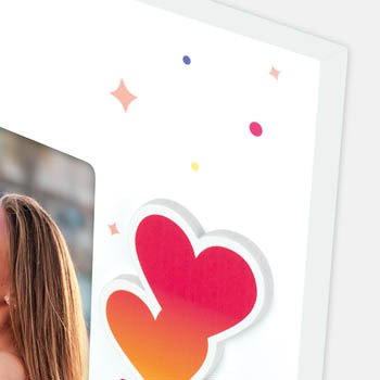 Ramka Italia Alexia - Biały, 10x15, 10x15