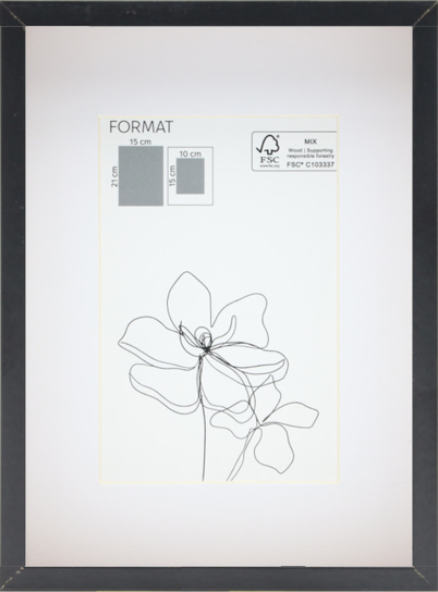 Ramka na zdjęcie głęboka różne formaty i kolory   - Czarny, 15x21, 15x21