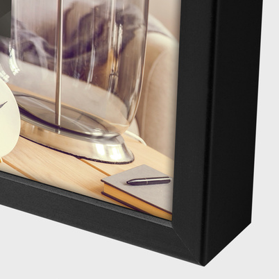 Ramka Italia John - różne kolory i formaty - Czarny, 15x20, 15x20