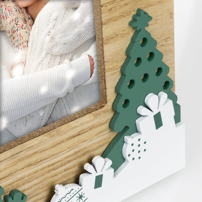 Ramka Italia Kloster 10x15  - Drewno z białym, 10x15, 10x15