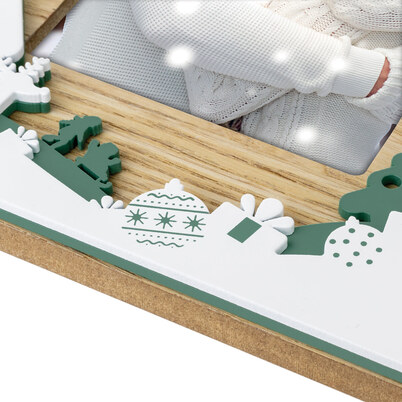 Ramka Italia Kloster 10x15  - Drewno z białym, 10x15, 10x15