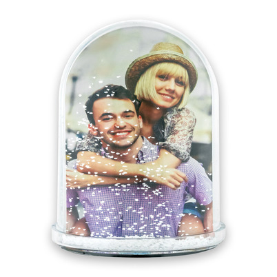 Ramka Italia Kula śnieżna XXL (12,5x7,5) - Biały, 10x12, 10x12