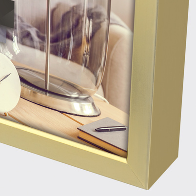 Ramka Italia John - różne kolory i formaty - Złoty, 10x15, 10x15