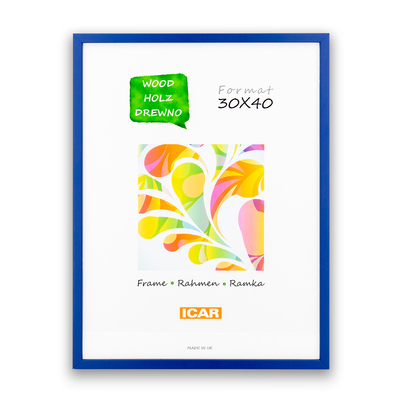 Ramka Icar Pinia - różne kolory i formaty - Granatowy, 30x40, 30x40
