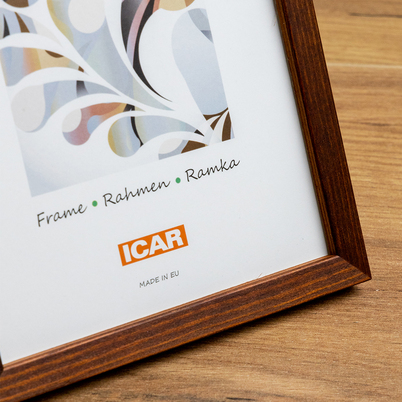 Ramka Icar Pinia - różne kolory i formaty - Ciepły brąz, 13x18, 13x18