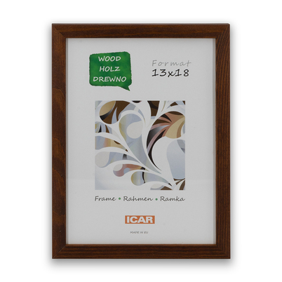 Ramka Icar Pinia - różne kolory i formaty - Ciepły brąz, 13x18, 13x18