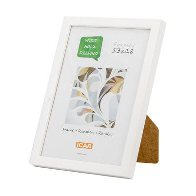 Ramka Icar Pinia - różne kolory i formaty - biały, 13x18, 13x18