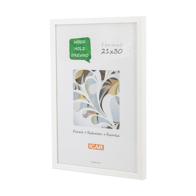 Ramka Icar Pinia - różne kolory i formaty - biały, 21x30, 21x30