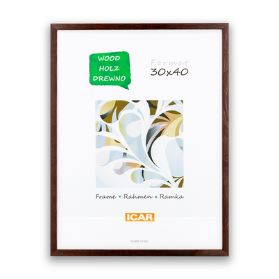 Ramka Icar Pinia - różne kolory i formaty - Ciepły brąz, 30x40, 30x40