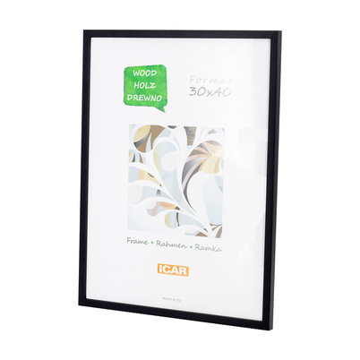 Ramka Icar Pinia - różne kolory i formaty - Czarny, 30x40, 30x40