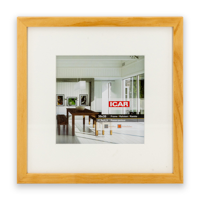 Ramka Icar Aga Pas 20x20 (11,5x11,5)  - różne kolory - Jasna naturalna, 11,5x11,5, 20x20