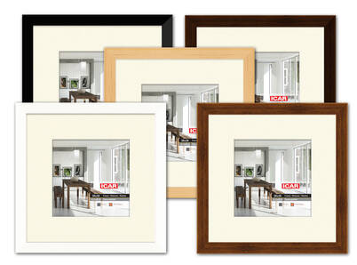 Ramka Icar Aga Pas 20x20 (11,5x11,5)  - różne kolory - Ciemna czekolada, 11,5x11,5, 20x20